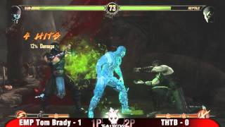 EMP Tom Brady vs THTB PowerUp 2011 Mortal Kombat 9 [upl. by Sayles]