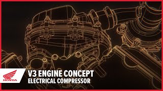 New V3 Engine Concept  Honda Motorcycles [upl. by Etac627]