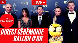 Ballon dOr 2021 Ceremony live stream direct cérémonie Ballon dOr  Messi Jorginho  Lewandowski [upl. by Vallery423]