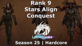 Diablo 3 Rank 9 Stars Align Conquest  Season 25 Patch 272 Hardcore [upl. by Sparke]