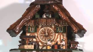 Cuckoo Clock 8daymovement ChaletStyle 48cm by Anton Schneider [upl. by Reyna]