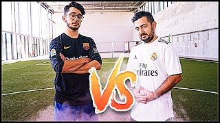 PAPI GAVI VS SPURSITO  ¡¡EL DUELO DEFINITIVO  RETOS DE FUTBOL EN LA VIDA REAL [upl. by Ramsay]