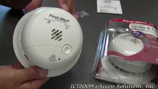 First Alert Dual Sensor Smoke Detector and Alarm explanation and unboxing video for SA302CN [upl. by Ronym]