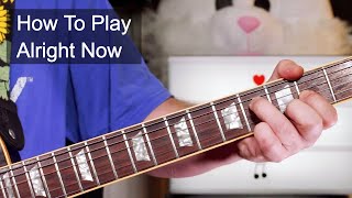 All Right Now Free  Paul Kossoff Guitar Lesson [upl. by Art491]