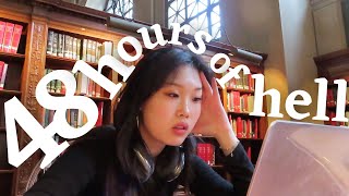 cram with me for 2 finals in 48 hours 😭 last college finals week vlog tufts university [upl. by Biondo928]