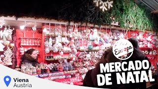 Mercado de Natal em Viena  GoEuropa [upl. by Alasteir]