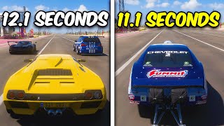 Top 5 BEST Drag Cars in Forza Horizon 5 [upl. by Conlen]