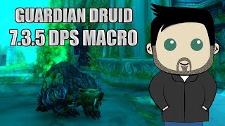 Guardian Druid Rotation and GSE Macros for 735 [upl. by Leirad297]