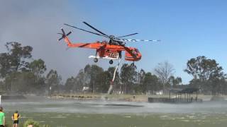 Erickson Air Crane In Jordan Springs [upl. by Behnken]