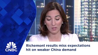 Richemont results miss expectations hit on weaker China demand [upl. by Kwarteng]