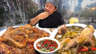 BISTEK TAGALOG GIANT BEEF BULALO SINIGANG NA SPARE RIBS Filipino Food Mukbang and Recipe [upl. by Carlye358]