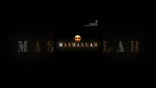 masha allah masha allah song lyrics black screen song love blackscreen lyrics [upl. by Annahaj]