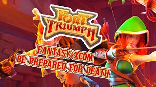 Fort Triumph Gameplay  Turnbased Tactics with PERMA DEATH [upl. by Garwin]