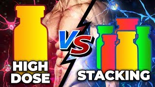 High Dose Testosterone Vs Stacking Anabolic Steroids [upl. by Eimam826]