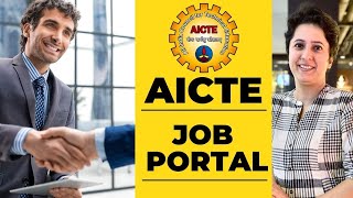 AICTE Job Portal  Career Portal For Freshers  Freshers Job Portal [upl. by Epillihp517]