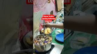 🇹🇼🇮🇩SAYUR LODEH TERONG BAKWAN JAGUNG ALA IRT TAIWAN vidioshort ramadhan2024 taiwan [upl. by Nosaj806]