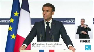 Troupes en Ukraine  lidée avancée par Emmanuel Macron largement rejetée par les alliés [upl. by Madelene]