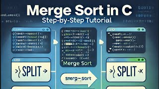 C Program for Merged Sort  Merged Sorting Array  Sorting  Merged Sorting  C problem solving [upl. by Binah609]