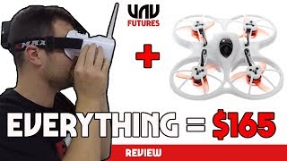 ULTIMATE BEGINNERS DRONE KIT Start Racing TODAY Emax tinyhawk RTF review [upl. by Manvell]