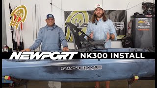 How to Install a Newport Vessels NK300 Electric Kayak Motor on Native Watercrafts TitanX 105 [upl. by Absalom596]