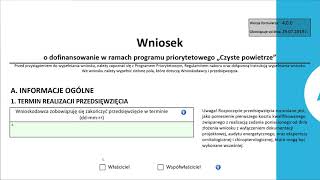 Film instruktażowy wniosek czyste powietrze informacje ogólne [upl. by Caines]