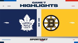 NHL Game 7 Highlights  Maple Leafs vs Bruins  May 4 2024 [upl. by Gussman443]