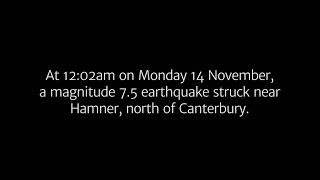 Kaikoura NZ earthquake Monday November 14  what happened in the first 48 hours  Stuffconz [upl. by Amandie]