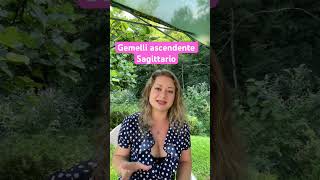 Gemelli ascendente Sagittario astrologia segnozodiacale oroscopo [upl. by Anastatius320]