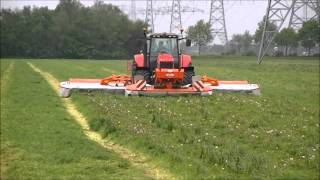 Mowing with a Massey Ferguson 6485 [upl. by Quinlan]