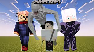 jujutsu kaisen ADDON update in Minecraft PE [upl. by Bartolemo]