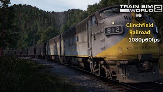 Clinchfield Railroad Route Introduction  Train Sim World 2  1080p60fps [upl. by Norword]