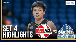 GALERIES TOWER vs CIGNAL  SET 4 GAME HIGHLIGHTS  2024 PVL REINFORCED CONFERENCE  AUGUST 15 2024 [upl. by Notlef]