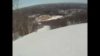 ❄❄❄ Camelback Mountain Skiing Cliffhanger at 706mph [upl. by Atinrahs]