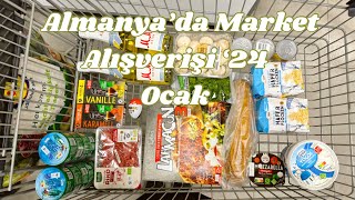 Almanyada aylık market alışverişi 2  Ocak 2024 [upl. by Lladnek]