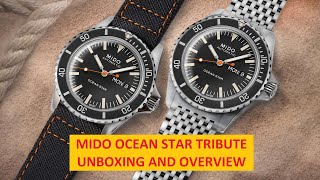 MIDO OCEAN STAR TRIBUTE Special Edition  Unboxing and Detailed Overview [upl. by Lielos236]