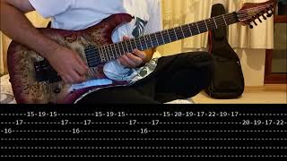 The Stains of Time Guitar Solo TABS [upl. by Aniryt]