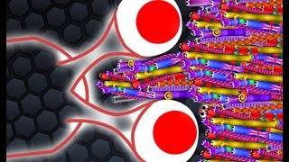 Slitherio  1 HACKER SNAKE VS 1000 SNAKES  EPIC SLITHERIO GAMEPLAY [upl. by Hoagland48]