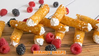 British Brandy Snaps [upl. by Korfonta]