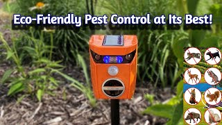 Careland SolarPowered Ultrasonic Animal Repeller Review  Protect Against Deer Coon and More [upl. by Wadell]