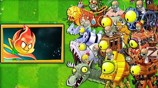 PvZ 2  Final ZOMBOSS Vs Fire Plant Blaze Leaf  Will it Survive  Plants Vs Zombies 2 Zombot [upl. by Jonah667]