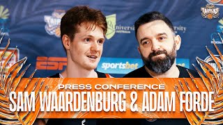 Press conference with Sam Waardenburg amp Adam Forde 22102024 [upl. by Rogerson]