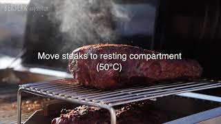 How to grill a perfect steak  the BERSERK Grillmaster [upl. by Yuille]