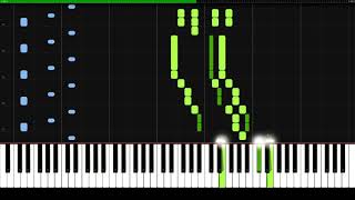 Gitanerias Suite Andalucia  Ernesto Lecuona  Piano Tutorial  Synthesia  How to play [upl. by Littlejohn]