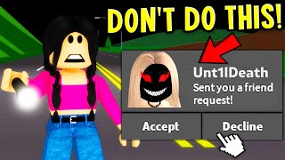 NEVER USE THIS NAME in Roblox Brookhaven at 3AM [upl. by Leunamnauj]