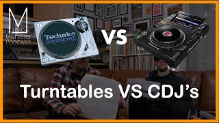 CDJs vs Turntables  Technics 1200 Pioneer CDJ Denon CDJ3000 [upl. by Colbert]