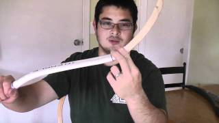 Finishing the Flattened PVC Horse Bow with Wood Siyahs Part 1 [upl. by Ellessig]