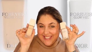 NEW DIOR Forever Glow Veil and Velvet Veil Primers [upl. by Nolan]