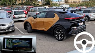 Toyota CHR Advanced Park assist reallife test Panoramic View Monitor Automatic parking function [upl. by Iphagenia]