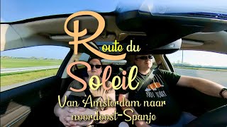 Autovakantie over de Route Du Soleil naar Spanje door Frankrijk A7 Tolbadge [upl. by Nnod106]