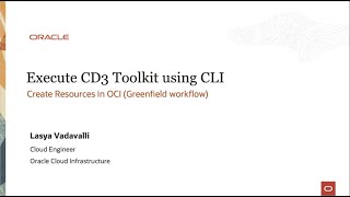 Part 6  Execute the CD3 Automation toolkit using CLI to create resources in OCI [upl. by Estevan820]